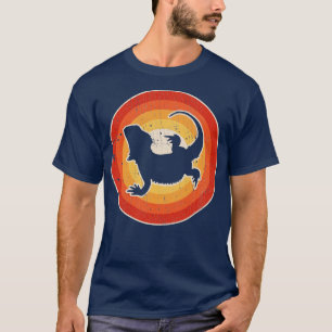 Bearded Dragon Retro Sunset Vintage 60s 70s  for M T-Shirt