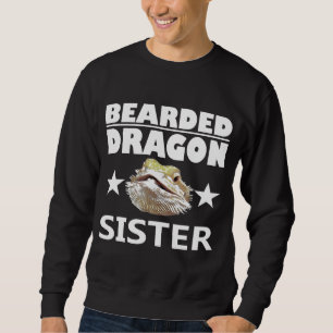 Bearded Dragon Sister Reptile Owner Sweatshirt