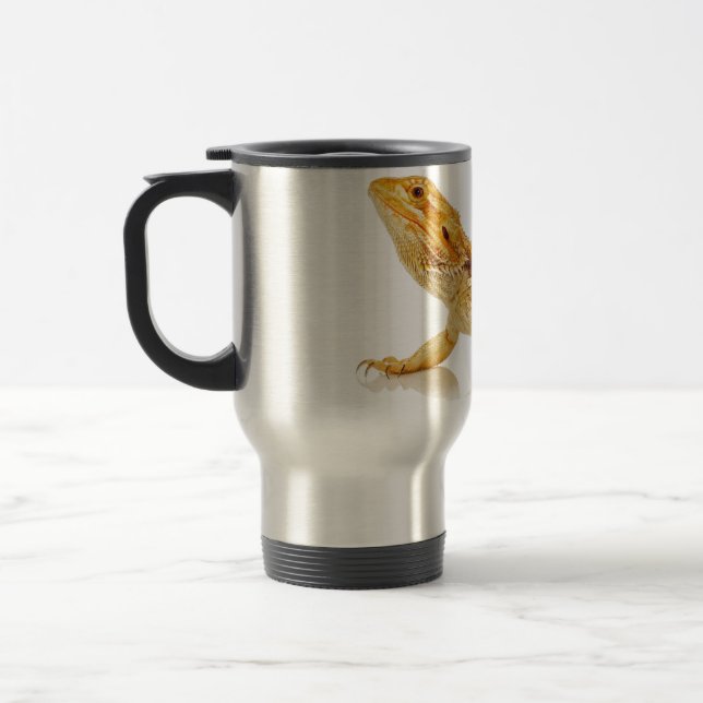 Bearded Dragon Travel Mug (Left)