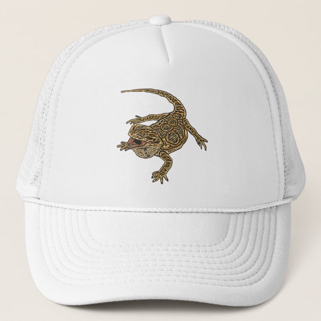 Bearded Dragon Trucker Hat (Front)