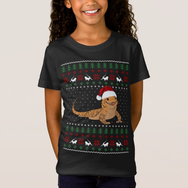 Bearded Dragon Ugly Christmas Sweater (Front)
