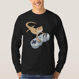 Bearded Dragon Video Game Gamer Pagona Bearded Dr T-Shirt