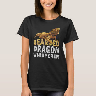 Bearded Dragon Whisperer Lizard Reptile Animals O T-Shirt
