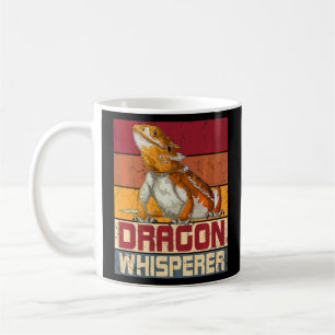 Bearded Dragon Whisperer  Vintage Lizard Reptile   Coffee Mug