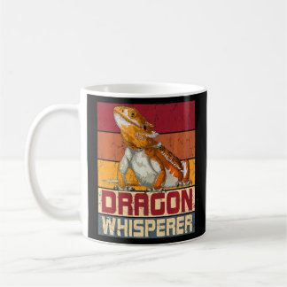 Bearded Dragon Whisperer Vintage Lizard Reptile Coffee Mug