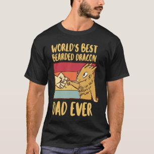 Bearded Dragon World's Best Bearded Dragon Dad Eve T-Shirt