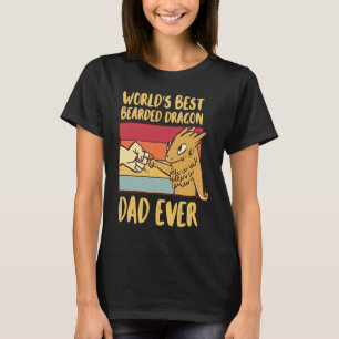 Bearded Dragon World's Best Bearded Dragon Dad Eve T-Shirt