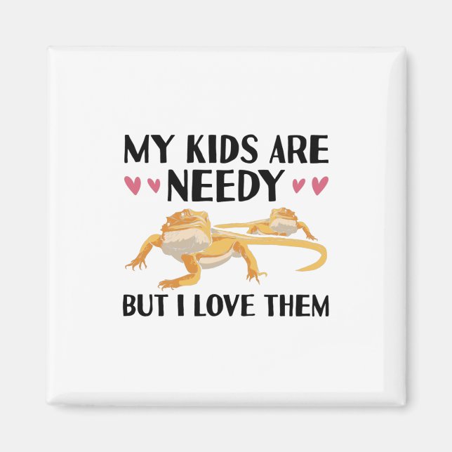 Bearded Dragons Animals | Reptiles Pets Pet Gifts Magnet (Front)