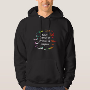Bearded Dragons Saying I Pogona Hoodie