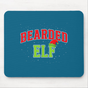 Bearded Elf Christmas Family Matching Group Xmas  Mouse Mat