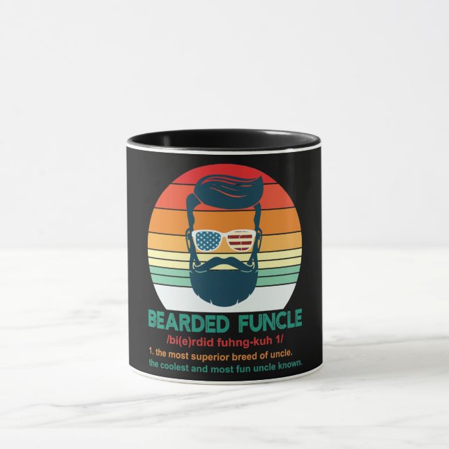 Bearded Funcle/Uncle Definition Mug (Center)