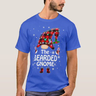 Bearded Gnome Buffalo Plaid Matching 11 T-Shirt