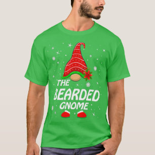 Bearded Gnome Buffalo Plaid Matching Classic TShir T-Shirt