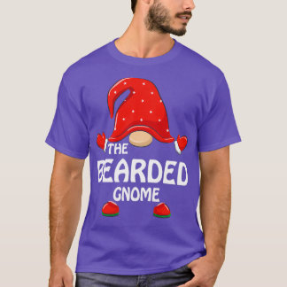Bearded Gnome Funny Christmas Matching T-Shirt