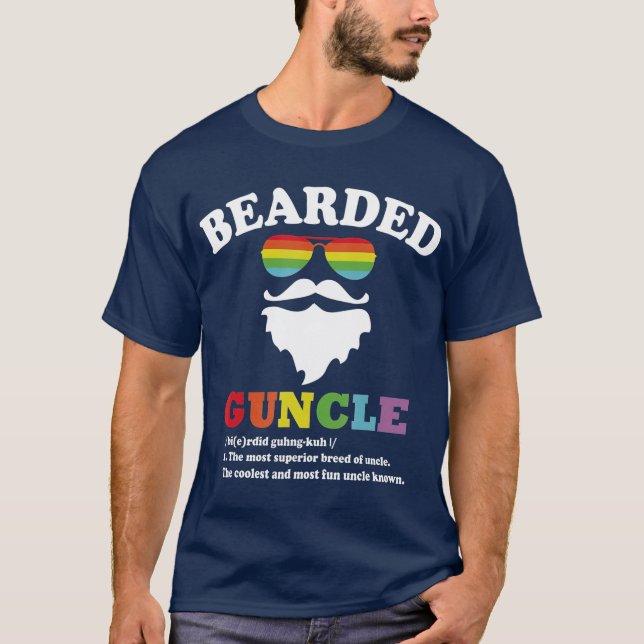 Bearded Guncle T-Shirt (Front)
