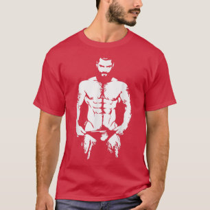 Bearded Hunk - Gay Bear Interest T-Shirt