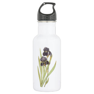 bearded iris(Iris germanica) by Redouté 532 Ml Water Bottle