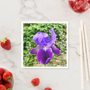 Bearded Iris Paper Napkins