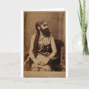 Bearded Lady Card