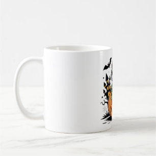 Bearded Lizard Halloween Beer Pumpkin Coffee Mug