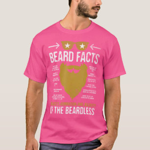 Bearded Man Funny Beard Facts T-Shirt