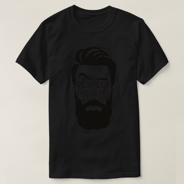 Bearded Men Beards Love Gift T-Shirt (Design Front)