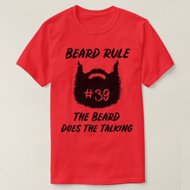 Bearded Men Beards Lover Barber Gift 3 T-Shirt (Design Front)