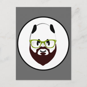 Bearded Panda Postcard