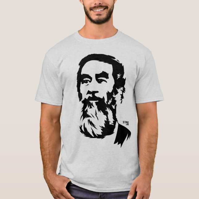 Bearded Saddam Hussein Portrait T-Shirt (Front)