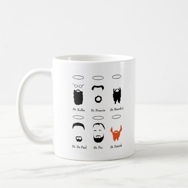 Bearded Saints mug (Left)
