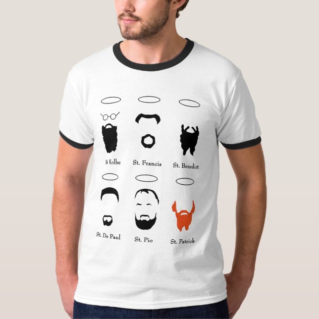 Bearded Saints t shirt (Front)