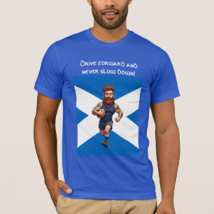 Bearded, Tattooed, and Fearless Scottish Rugby T-Shirt