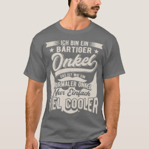 Bearded uncle with beard bearded gift T-Shirt