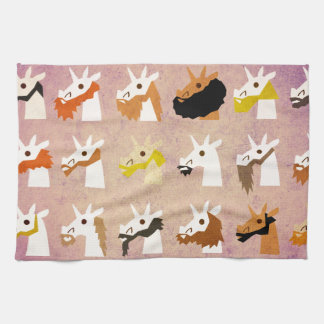 Bearded Unicorn Tea Towel