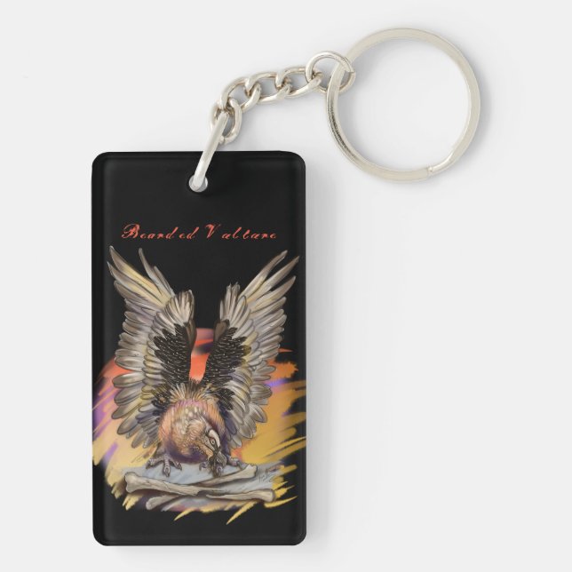 Bearded Vulture Key Ring (Back)