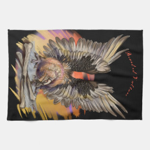 Bearded Vulture Tea Towel