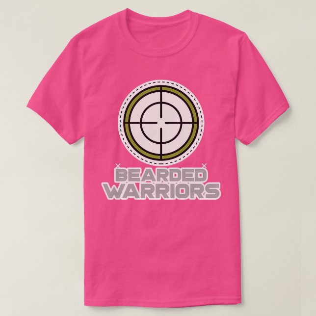 Bearded Warriors T-Shirt (Design Front)