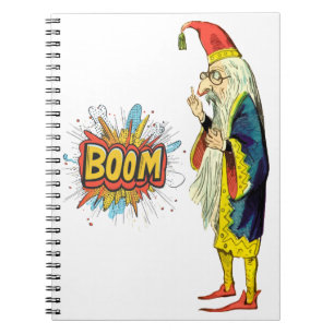 Bearded wizard notebook