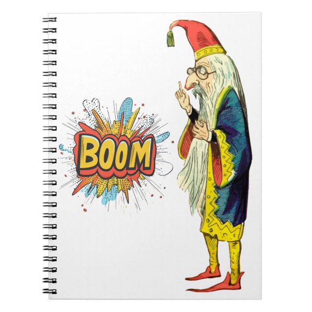 Bearded wizard notebook (Front)