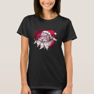 Bearded Xmas Or Bearded Christmas Beard Santa Cla T-Shirt