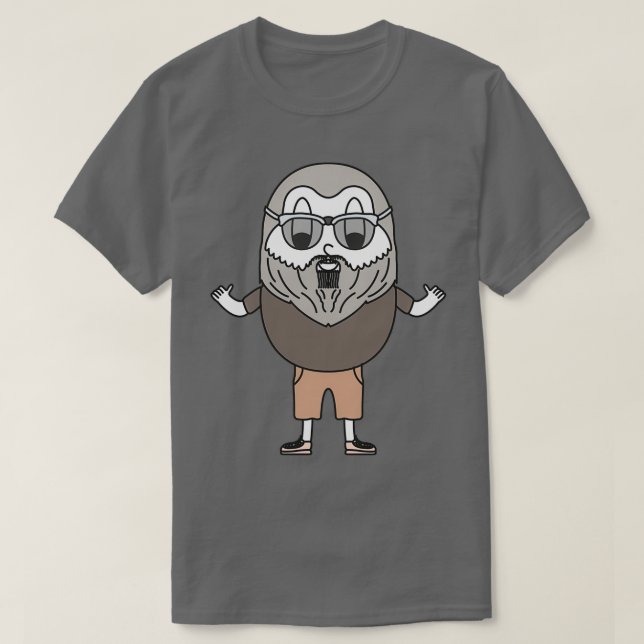 BeardedMan Egg 3 T-Shirt (Design Front)