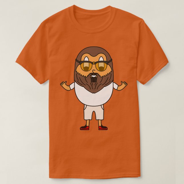 BeardedMan Egg 6 T-Shirt (Design Front)
