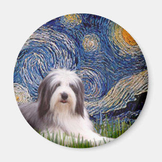 Beardie 2 - Starry Night Magnet