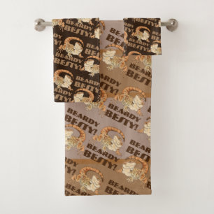 Beardie Bestie  Bath Towel Set