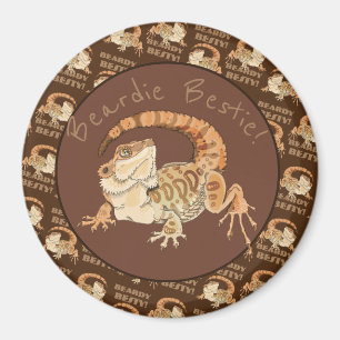 Beardie Bestie!  Magnet