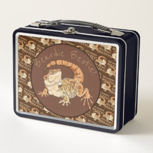 Beardie Bestie!  Metal Lunch Box