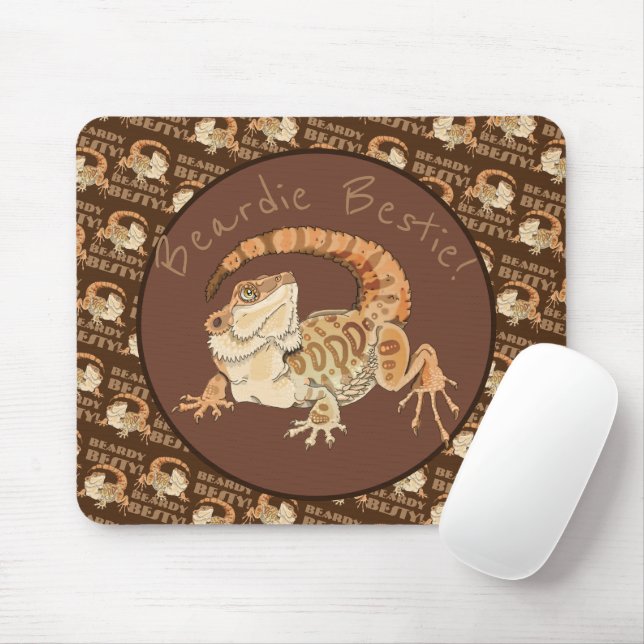 Beardie Bestie! Mouse Mat (With Mouse)