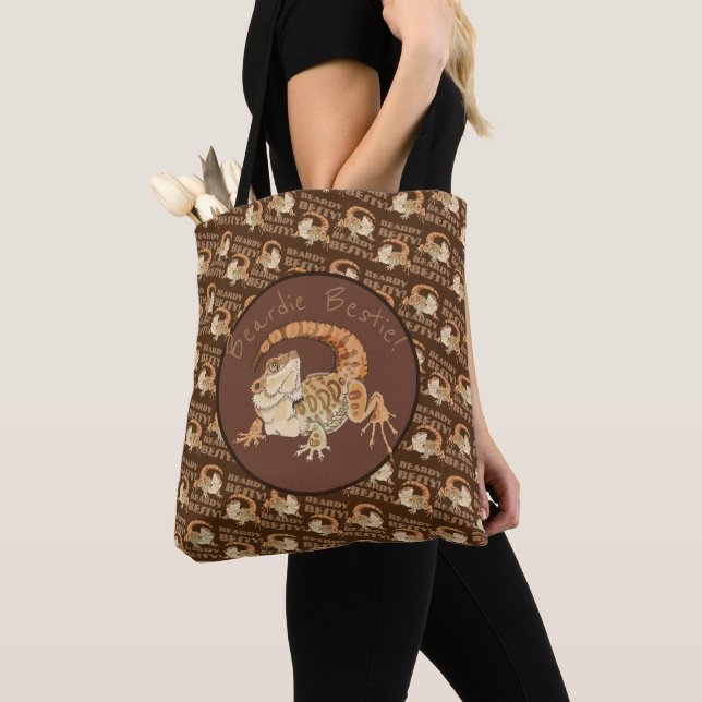 Beardie Bestie! Tote Bag (Close Up)