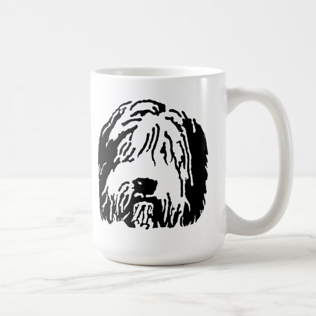 Beardie Cartoon Mug (Right)