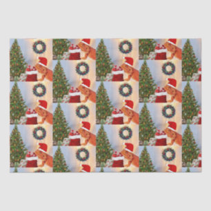 Beardie-Claus - Bearded Dragon Santa Tissue Paper